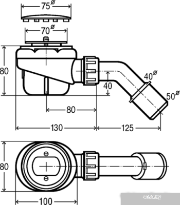 Сифон Viega Domoplex 364755