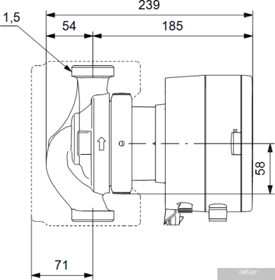 Насос Grundfos Magna3 25-40