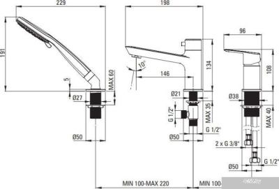 Deante Arnika Titanium BQA D13M