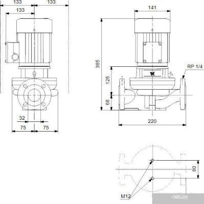 Насос Grundfos TP 32-120/2