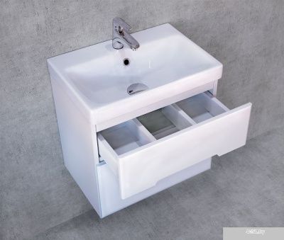 Raval Тумба под умывальник Moduo Slim 60 Mod.01.60/P/W (белый)