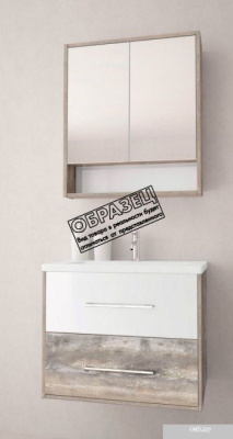 Style Line Шкаф с зеркалом Экзотик 55