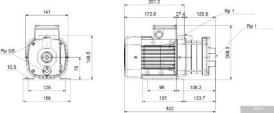 Насос Grundfos CM3-4 A-R-A-E-AVBE