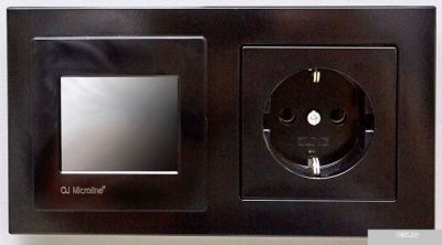 Терморегулятор OJ Microline MWD5-1999 с Wi-Fi (матовый черный)