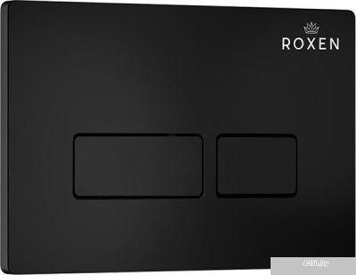 Roxen Simple Compact в комплекте с инсталляцией StounFix Slim 6 в 1 921358 (кнопка: черный матовый)