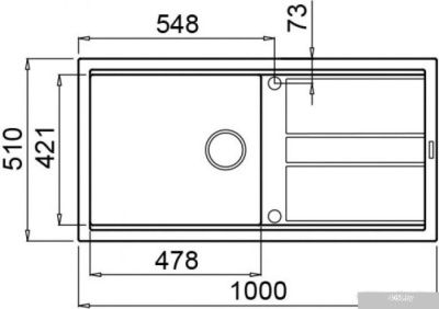 Кухонная мойка Elleci Best 480 Espresso M78