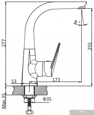 Смеситель AV Engineering AVCID4-B557