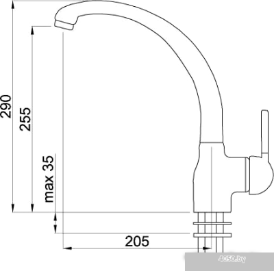 Смеситель Elleci Po Aluminium M79