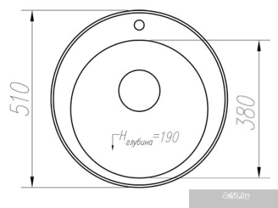 Кухонная мойка Tolero R-108 (коричневый)