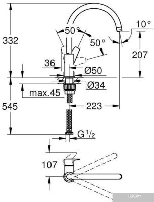 Grohe BauEdge 31233001