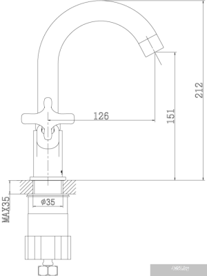 Смеситель Rossinka Silvermix RS39-62U