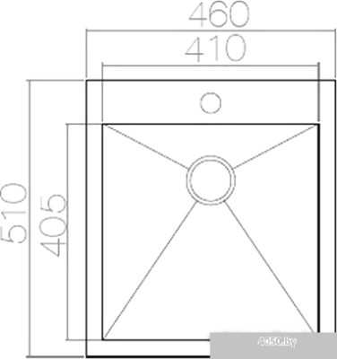 Кухонная мойка Asil AS 217 (матовая, 1.2 мм)