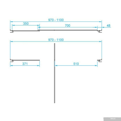 RGW PA-02 41080200-11 100 (хром/прозрачное стекло)