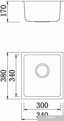 Кухонная мойка Tolero TS-340
