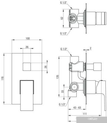 Deante Anemon Bis BBZ N44P