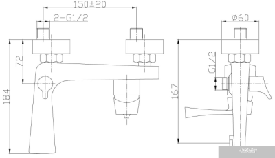 Смеситель Rossinka Silvermix RS34-31