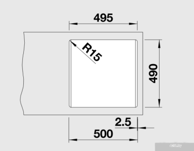 Кухонная мойка Blanco Pleon 5 (серый беж) [521675]
