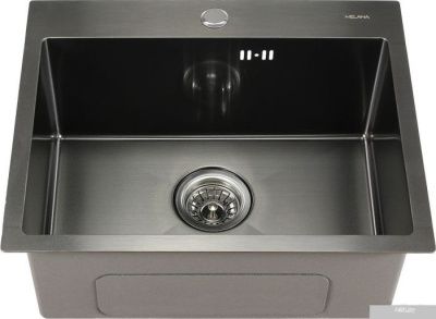 Кухонная мойка Melana ProfLine D5343HB (сатин графит, глубина чаши 22 см, сталь 3 мм)