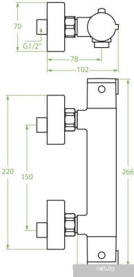 Смеситель Laveo Termico BAT 04TD