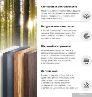 Wellsee Genuine Tree 162002000, 100 см (столешница)