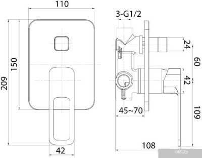 IDDIS Slide SLISB00i67 (хром)