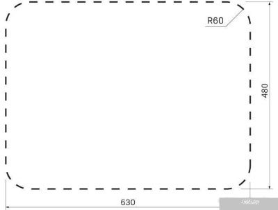 Кухонная мойка IDDIS Basic BAS65SLi77