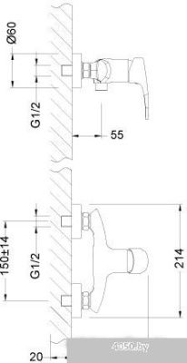 Смеситель Lemark Linara LM0403C