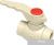 Кран шаровый ПП 25 [SVEK025XXX] Wavin Ekoplastik