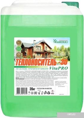 Теплоноситель EcoTherm VitaPro -30 C 20 кг