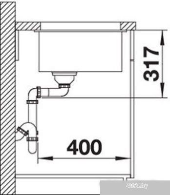 Кухонная мойка Blanco Etagon 700-U (алюметаллик) 525169
