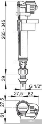 Alcaplast A17 1/2''