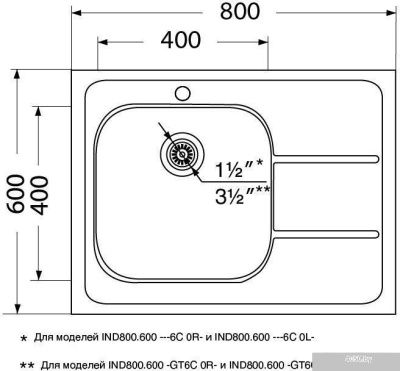 Ukinox Иннова IND800.600-6C 0R