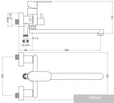 Смеситель Deante Alpinia BGA 056M