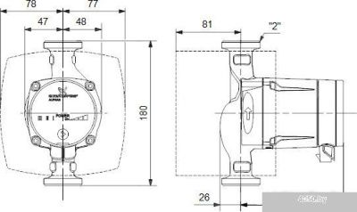 Насос Grundfos Alpha2 L 32-40 180