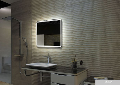 Пекам Зеркало с подсветкой Marta 2 100x60 (с сенсором на движение)