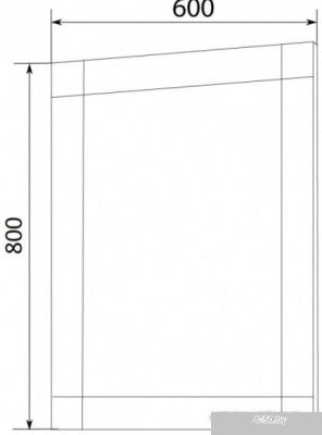 MarkaOne Зеркало Glass 60x80 У73244 (дерево)