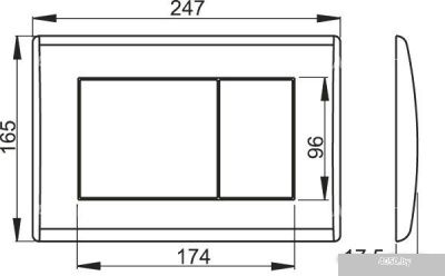 Панель смыва Alcaplast M277