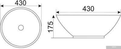Умывальник CeramaLux N9003A
