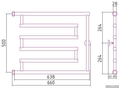 Сунержа High-Tech model L+ 500х650 00-4052-5065