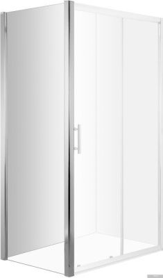 Душевая стенка Deante Cynia 90 KTC 031S (хром/прозрачное)