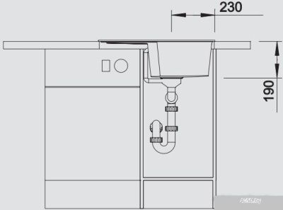 Кухонная мойка Blanco Zia 40 S 526006 (черный)
