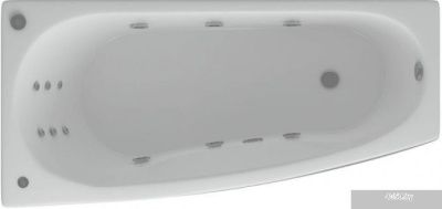 Ванна Aquatek Пандора 160x75 (с экраном, излив справа)