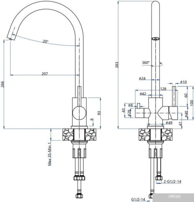 GranFest Quarz GF-Z5420 (темно-серый)