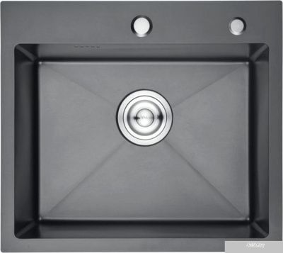 Кухонная мойка Gerhans K35044B (графит)