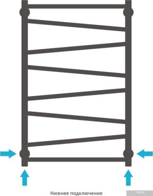 Полотенцесушитель Сунержа Сирокко 800x500 31-0253-8050