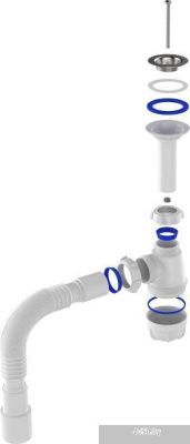 Сифон Aquant S2015-35-MR