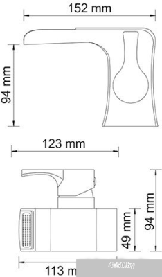 Смеситель Wasserkraft Berkel 4869