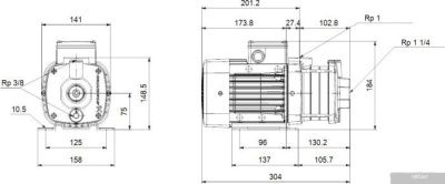 Насос Grundfos CM-A 5-3 A-R-A-E-AVBE