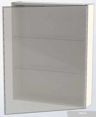 Aquanet Мадейра 70 Шкаф с зеркалом [183065]