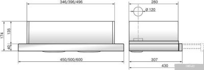 Elikor Интегра Glass 60П-400-В2Л (черный/черное стекло)